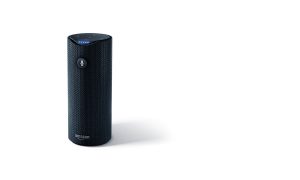 an image of a black speaker on a white background