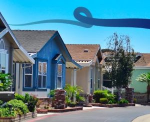 a row of houses in a residential neighborhood