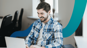 Man with laptop